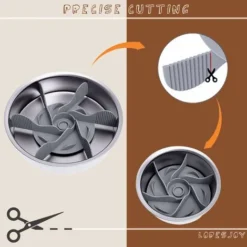 Gamelle Anti Glouton Pour Chien Insérer, Gamelle D‘Alimentation Lente Pour Chiens Accessoires Favorise Une Alimentation Saine Et Digestion Iente Pour Chien Chat Avec 19 Base Ventouses (Style B) -Promos Patto Chou Boutique 100225471 5