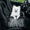Dog Car Seat Siège D'auto Pour Chien Siège D'auto Rehausseur Pour Chien De Compagnie Avec Laisse De Sécurité à Clip Et Couverture Pour Chien,Parfait Pour Les Petits Animaux