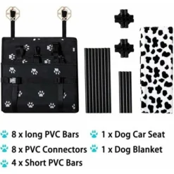 Dog Car Seat Siège D'auto Pour Chien Siège D'auto Rehausseur Pour Chien De Compagnie Avec Laisse De Sécurité à Clip Et Couverture Pour Chien,Parfait Pour Les Petits Animaux 8 Dog Car Seat Siège D'auto Pour Chien Siège D'auto Rehausseur Pour Chien De Compagnie Avec Laisse De Sécurité à Clip Et Couverture Pour Chien,Parfait Pour Les Petits Animaux -Promos Patto Chou Boutique 100342827 4