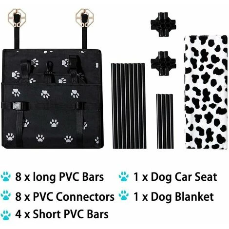 Dog Car Seat Siège D'auto Pour Chien Siège D'auto Rehausseur Pour Chien De Compagnie Avec Laisse De Sécurité à Clip Et Couverture Pour Chien,Parfait Pour Les Petits Animaux 4 Dog Car Seat Siège D'auto Pour Chien Siège D'auto Rehausseur Pour Chien De Compagnie Avec Laisse De Sécurité à Clip Et Couverture Pour Chien,Parfait Pour Les Petits Animaux – Image 4