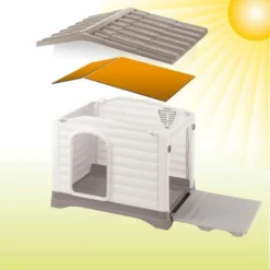 Ferplast Panneaux Isolants DOGVILLA Kit De Panneaux D'isolation Pour Niches Dogvilla. Variante 70 - Mesures: 62 X 43 X H 8 Cm - -Promos Patto Chou Boutique 12572997 4
