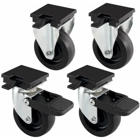 Ferplast L388B Kit 4 Roues Kit De Roulettes Pour Porte-chiens Atlas . Variante L388B - Mesures: - 1 Ferplast L388B Kit 4 Roues Kit De Roulettes Pour Porte-chiens Atlas . Variante L388B - Mesures: -