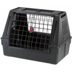 Ferplast ATLAS CAR SCENIC Panier De Transport Chiens Pour Voiture. Différentes Mesures. . Variante 80 - Mesures: 82 X 51 X H 61 Cm - Noir
