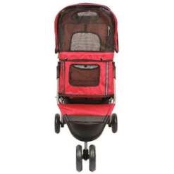 Bc-elec - 5663-0015Ared Poussette Pour Animaux à 3 Roues, Coloris Rouge -Promos Patto Chou Boutique 138834 5