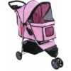 Bc-elec - 5663-0015Apink Poussette Pour Animaux à 3 Roues, Coloris Rose