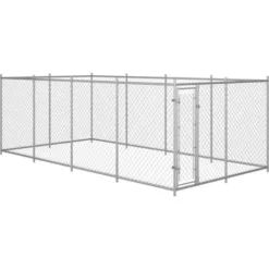 Chenil Extérieur Pour Chiens 8 X 4 X 2 M VidaXL