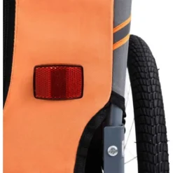 Remorque De Vélo Pour Chiens Orange Et Gris VidaXL 9 Remorque De Vélo Pour Chiens Orange Et Gris VidaXL -Promos Patto Chou Boutique 14190918 5