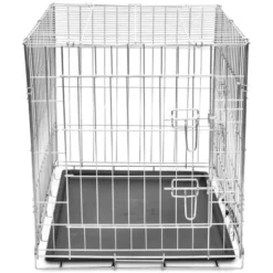 Cage Métallique Et Pliable Pour Chiens M VidaXL -Promos Patto Chou Boutique 1479417 3