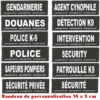 Bandes De Personnalisation (type Sécurité) 16 X 5 Cm Pour Harnais Julius K-9 Désignation : DETECTION K9 Julius K9 600507