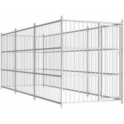 Chenil D'extérieur Pour Chiens 450 X 150 X 185 Cm VidaXL