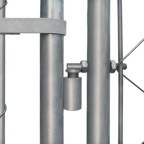 Chenil Extérieur Pour Chiens Acier Galvanisé 4x4x1 M VidaXL 4 Chenil Extérieur Pour Chiens Acier Galvanisé 4x4x1 M VidaXL – Image 4