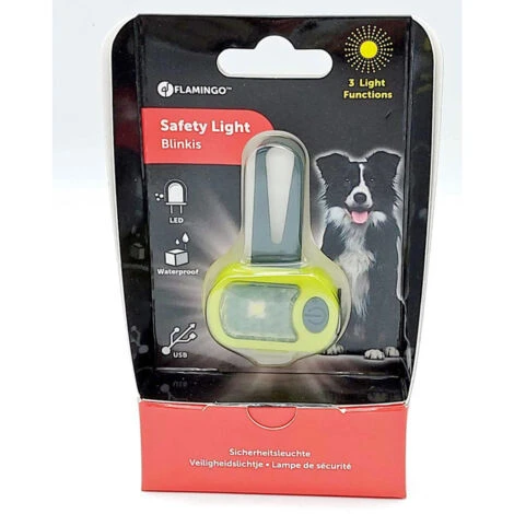 1 Lampe De Sécurité Pour Chien Couleur Aléatoire - Flamingo Pet Products 3 1 Lampe De Sécurité Pour Chien Couleur Aléatoire - Flamingo Pet Products – Image 3