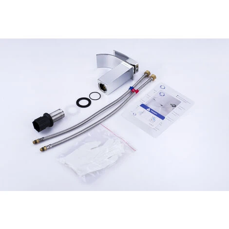 Cecipa Robinet Lavabo Cascade Mitgeur De Lavabo En Laiton Chromé Pour Salle De Bain Design Unique 4 Cecipa Robinet Lavabo Cascade Mitgeur De Lavabo En Laiton Chromé Pour Salle De Bain Design Unique – Image 4