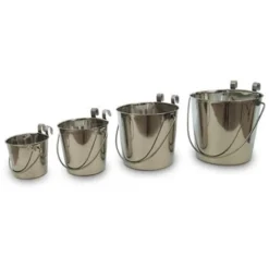 Ibanez Dog Bucket Drinker, En Acier Inoxydable, Spécial Pour L'accrochage En Cage, Capacité De 3 800 Ml. -Promos Patto Chou Boutique 23092923 3