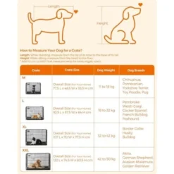 Songmics Cage Pour Chien Pliable Avec 2 Portes, Plateau Amovible, 107 X 70 X 77,5 Cm, Taille XL, Noir -Promos Patto Chou Boutique 23734227 4