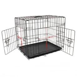 Cage De Transport Pliable En Fil Métallique Petits Animaux Caisse De Transport Métallique Taille XS -Promos Patto Chou Boutique 2583306 3