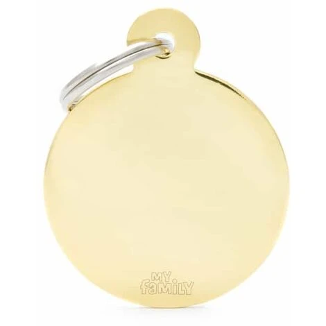 Medaille Basic Grand Cercle Dore 1 Medaille Basic Grand Cercle Dore