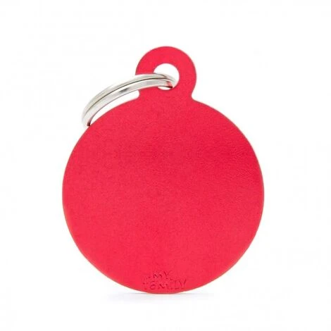 Medaille Basic Grand Cercle Alu Rouge 1 Medaille Basic Grand Cercle Alu Rouge