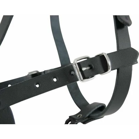Zolux Muselière En Cuir Pour Chien Type Police Noire Taille 6 3 Zolux Muselière En Cuir Pour Chien Type Police Noire Taille 6 – Image 3