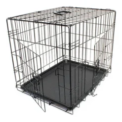 Cage De Transport Pliable En Fil Métallique Petits Animaux Caisse De Transport Métallique Taille S