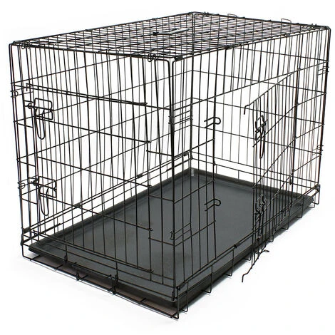 Cage De Transport Pliable En Fil M�tallique Petits Animaux Caisse De Transport M�tallique Taille L 1 Cage De Transport Pliable En Fil M�tallique Petits Animaux Caisse De Transport M�tallique Taille L