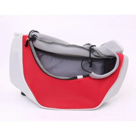 Triomphe Sac Pour Animaux De Compagnie, Sac à Bandoulière, Sac Pour Chien, Sac De Messager, étui De Transport, Rouge Et Gris S (40 X 22 X 10cm) 4 Triomphe Sac Pour Animaux De Compagnie, Sac à Bandoulière, Sac Pour Chien, Sac De Messager, étui De Transport, Rouge Et Gris S (40 X 22 X 10cm) – Image 4