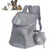 LITZEE Sac à Dos De Transport Pour Chien Et Chat Pour Animal De Compagnie Pet Carrier Pour Petit Pet En Plein Air Randonnée Camping -33x30x24cm