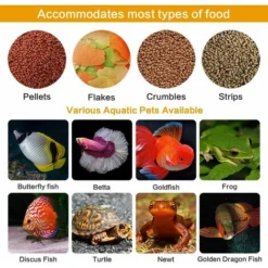 LITZEE Automatique Chargeur De Poisson Distributeur Pour Le Réservoir D'aquarium Minuterie Pour Vacances, Week-End, Vacances Convient Distributeur De Nourriture De Poisson De Capacité 200ml -Promos Patto Chou Boutique 32755221 5