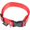 Paris Prix - Collier Réglable Pour Chien Essentiel 45cm Rouge