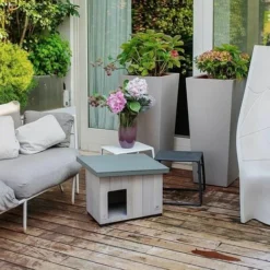 Ferplast ARGO Niche En Bois De Pin Nordique FSC. Diverses Mesures.. Variante 50 - Mesures: 58.5 X 42.5 X H 44.5 Cm - 8 Ferplast ARGO Niche En Bois De Pin Nordique FSC. Diverses Mesures.. Variante 50 - Mesures: 58.5 X 42.5 X H 44.5 Cm - -Promos Patto Chou Boutique 34302544 4