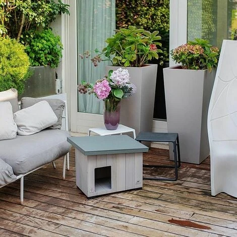 Ferplast ARGO Niche En Bois De Pin Nordique FSC. Diverses Mesures.. Variante 50 - Mesures: 58.5 X 42.5 X H 44.5 Cm - 4 Ferplast ARGO Niche En Bois De Pin Nordique FSC. Diverses Mesures.. Variante 50 - Mesures: 58.5 X 42.5 X H 44.5 Cm - – Image 4