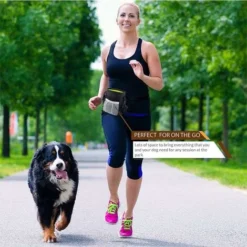 LangRay Sac Friandise Pour Chien, Sac De Dressage Pour Chiens, Sac De Taille Réglable Portable Sangle D'épaule, Avec Distributeur De Sacs à Crottes, Pour Transporter Des Jouets Et Des Friandises (Noir -Promos Patto Chou Boutique 35806612 5