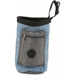 LangRay Pet Treat Bag Dog Obéissance Formation Pochette Taille Pet Reward Pouch Bait Bag Sac De Rangement Multifonctionnel Pour Animaux De Compagnie Avec Et Intégré Poop Sac Distributeur(Bleu)