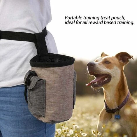 LangRay Pet Treat Bag Dog Obéissance Formation Pochette Taille Pet Reward Pouch Bait Bag Sac De Rangement Multifonctionnel Pour Animaux De Compagnie Avec Et Intégré Poop Sac Distributeur(Marron) 2 LangRay Pet Treat Bag Dog Obéissance Formation Pochette Taille Pet Reward Pouch Bait Bag Sac De Rangement Multifonctionnel Pour Animaux De Compagnie Avec Et Intégré Poop Sac Distributeur(Marron) – Image 2