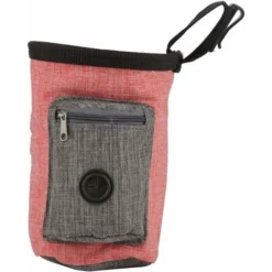 LangRay Pet Treat Bag Dog Obéissance Formation Pochette Taille Pet Reward Pouch Bait Bag Sac De Rangement Multifonctionnel Pour Animaux De Compagnie Avec Et Intégré Poop Sac Distributeur(Rose)