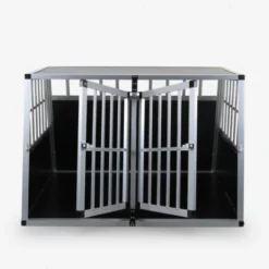 Caisse De Transport Double Pour Chien Cage Rigide En Aluminium 104x91x71cm Skaut XL 9 Caisse De Transport Double Pour Chien Cage Rigide En Aluminium 104x91x71cm Skaut XL -Promos Patto Chou Boutique 38891427 5
