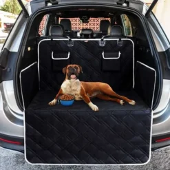 Protection Coffre Voiture Pour Chien Avec Protection Latérale Universelle – Tapis De Protection Robuste Pour Chien, 185 X 103 Cm Couverture De Coffre Pour Toutes Les Voitures