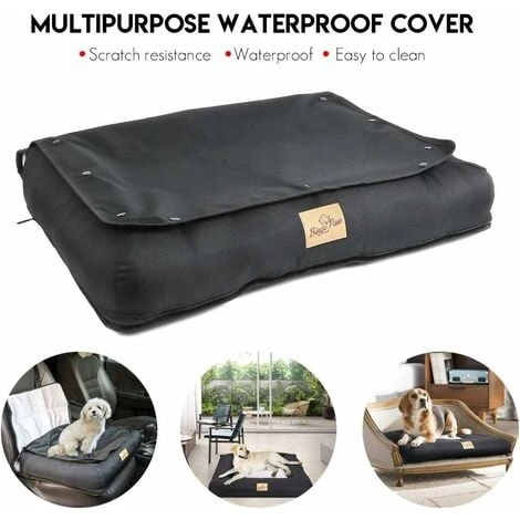 Panier Chien Chat Voiture 3 En 1 Siège Auto Chien Voiture Etanche Déhoussable Pour Siège De Voiture - 56x43x10cm 2 Panier Chien Chat Voiture 3 En 1 Siège Auto Chien Voiture Etanche Déhoussable Pour Siège De Voiture - 56x43x10cm – Image 2