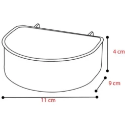 Lot De 2 Gamelle 300 Ml NOMAD, Pour Cage De Transport NOMAD Chien - Animallparadise -Promos Patto Chou Boutique 41022567 3