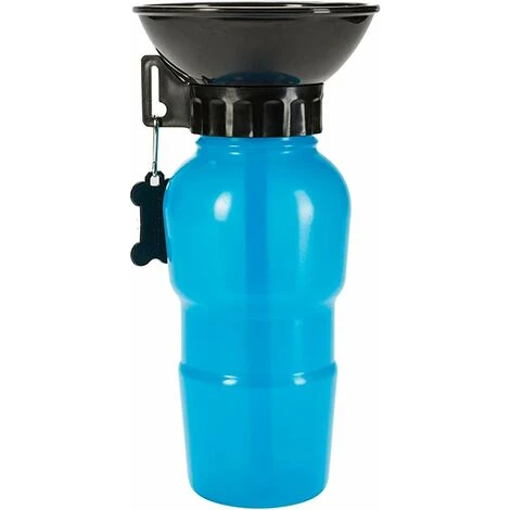 Gourde Avec écuelle Intégrée De 600 Ml Macaron - Pour Chien - Idéale Pour Voyage En Voiture Bleu 1 Gourde Avec écuelle Intégrée De 600 Ml Macaron - Pour Chien - Idéale Pour Voyage En Voiture Bleu