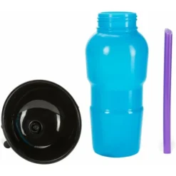 Gourde Avec écuelle Intégrée De 600 Ml Macaron - Pour Chien - Idéale Pour Voyage En Voiture Bleu 7 Gourde Avec écuelle Intégrée De 600 Ml Macaron - Pour Chien - Idéale Pour Voyage En Voiture Bleu -Promos Patto Chou Boutique 42741131 3