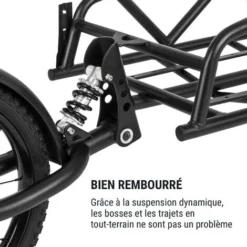Follower Remorque à Vélo Roue Simple 16 Charge 35 Kg Noir -Promos Patto Chou Boutique 42753378 5
