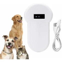 Lecteur De Puces Pour Animaux De Compagnie KKmoon, Lecteur De Poche LF 134,2 KHz, Lecteur De Puces Pour Animaux De Compagnie De Poche, Lecteur D'identification De Chat Pour Chien De Compagnie