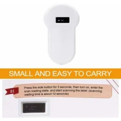 Lecteur De Puces Pour Animaux De Compagnie KKmoon, Lecteur De Poche LF 134,2 KHz, Lecteur De Puces Pour Animaux De Compagnie De Poche, Lecteur D'identification De Chat Pour Chien De Compagnie -Promos Patto Chou Boutique 43153820 3