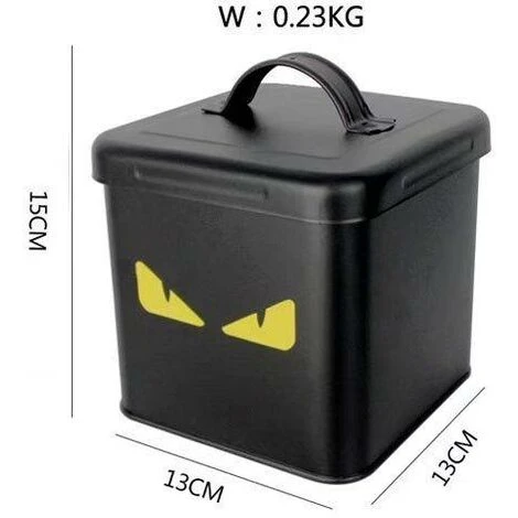 HANBING Meubles Pour Animaux De Compagnie, Seau Scellé étanche à L'humidité Pour Chiens Et Chats, Mini Noir 1 HANBING Meubles Pour Animaux De Compagnie, Seau Scellé étanche à L'humidité Pour Chiens Et Chats, Mini Noir