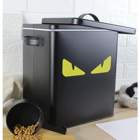 HANBING Meubles Pour Animaux De Compagnie, Seau Scellé étanche à L'humidité Pour Chiens Et Chats, Mini Noir 3 HANBING Meubles Pour Animaux De Compagnie, Seau Scellé étanche à L'humidité Pour Chiens Et Chats, Mini Noir – Image 3