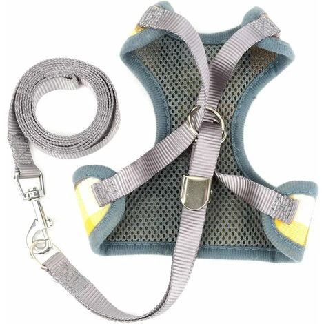 Harnais Et Laisse Pour Petit Chien Anti Traction Avec Nœud Papillon Et Cloche De Sécurité Pour Chiot Chihuahua Yorkshire, Anti-Fuite Reglable Harnais -Versailles 2 Harnais Et Laisse Pour Petit Chien Anti Traction Avec Nœud Papillon Et Cloche De Sécurité Pour Chiot Chihuahua Yorkshire, Anti-Fuite Reglable Harnais -Versailles – Image 2