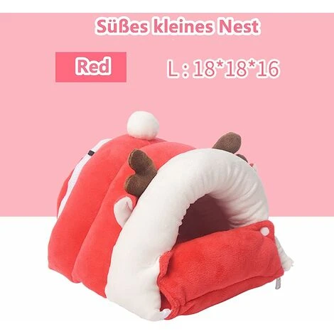Betterlife Gemütlicher Meerschweinchenzwinger – Hamster – Gemütliche Hängematte Für Kleintiere – Plüschhaus – Chinchilla-Hängematte – Rettungskäfig-Zubehör – Ratte – Schlafnest – 18 Cm X 18 Cm X 16 Cm 4 Betterlife Gemütlicher Meerschweinchenzwinger – Hamster – Gemütliche Hängematte Für Kleintiere – Plüschhaus – Chinchilla-Hängematte – Rettungskäfig-Zubehör – Ratte – Schlafnest – 18 Cm X 18 Cm X 16 Cm – Image 4