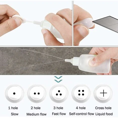 Biberon Pour Animaux D'alimentation Allaitement Bouteille Raccord Brosse Kit Pour Chien Chiot Chat Chaton Animal De Compagnie (White),Irisfr 4 Biberon Pour Animaux D'alimentation Allaitement Bouteille Raccord Brosse Kit Pour Chien Chiot Chat Chaton Animal De Compagnie (White),Irisfr – Image 4