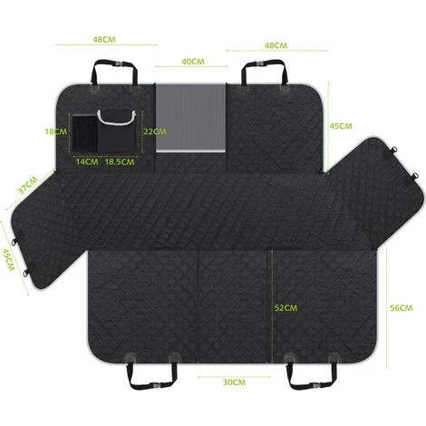 Housse De Siège De Voiture Pour Chien, Housse De Coffre De Voiture Pour Chien Imperméable Anti-déchirure Avec Fenêtre De Visualisation, Sac De Rangement,Compatible Avec Les Accoudoirs, Pecute (146x136 3 Housse De Siège De Voiture Pour Chien, Housse De Coffre De Voiture Pour Chien Imperméable Anti-déchirure Avec Fenêtre De Visualisation, Sac De Rangement,Compatible Avec Les Accoudoirs, Pecute (146x136 – Image 3